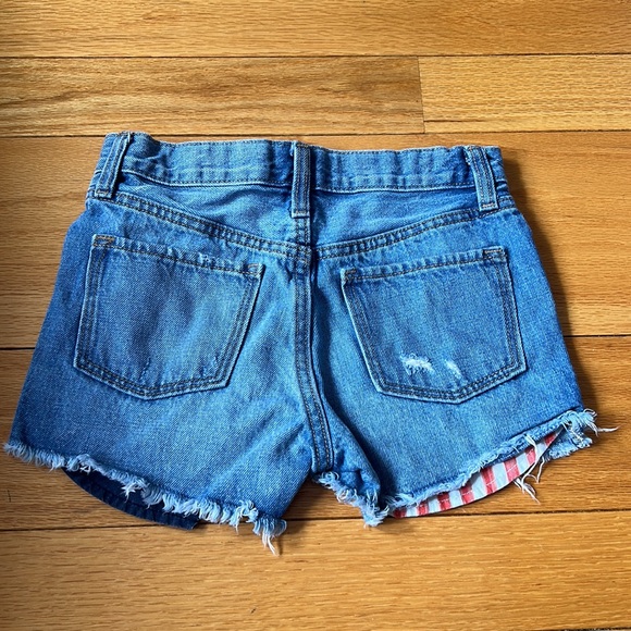 Old Navy Red,White and Blue jean shorts - Picture 2 of 3